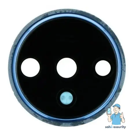 Camera Lens Glass with Frame for OnePlus 7T Blue thumbnail